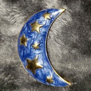 Vintage Moon Broach